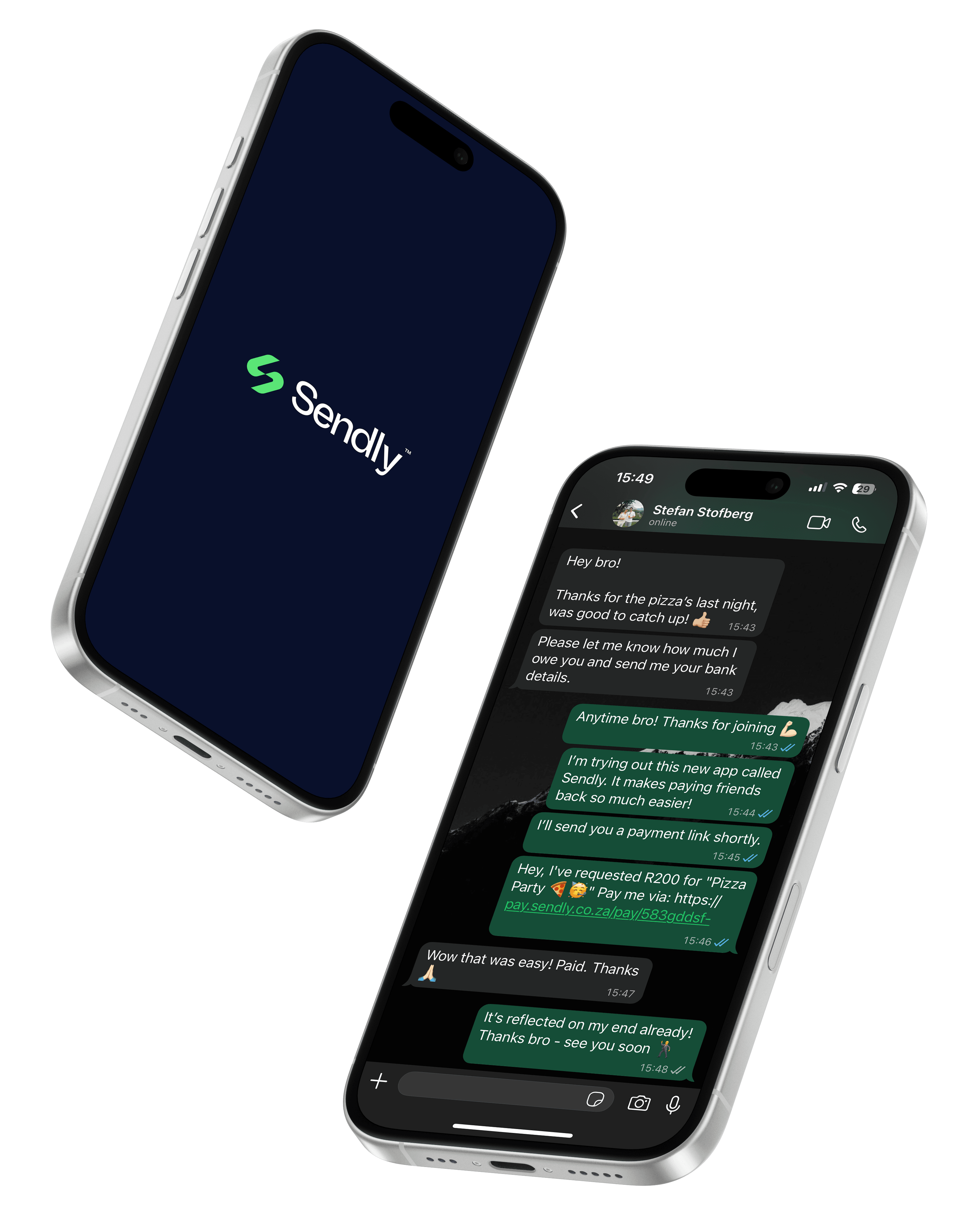 Sendly App Interface
